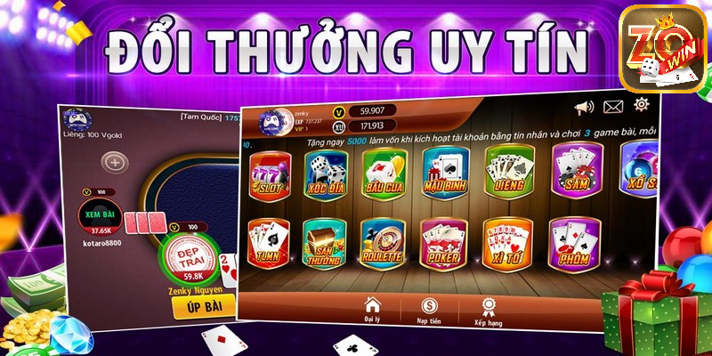 Top game bài đổi thưởng uy tín, hấp dẫn nhất