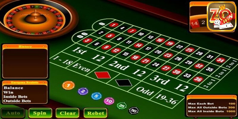 Kinh nghiệm chơi Roulette Zowin thắng lớn